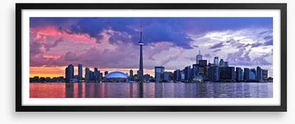 Toronto twilight panorama