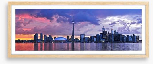 Toronto twilight panorama