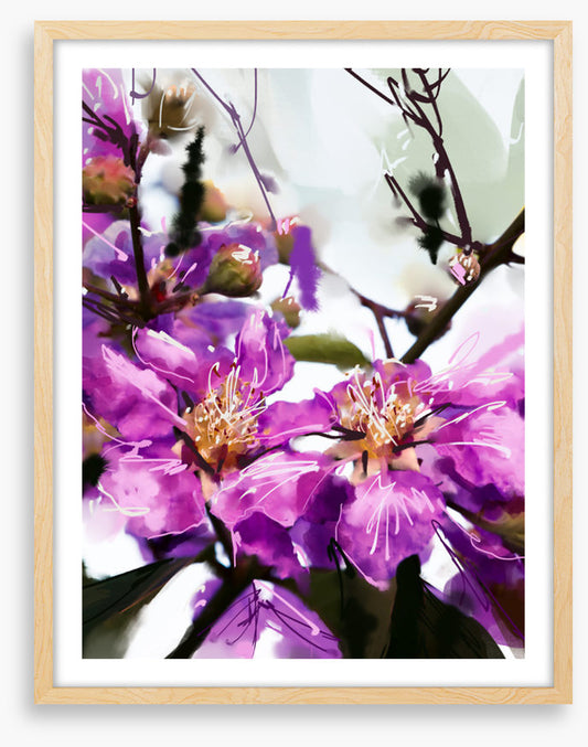 Purple petals