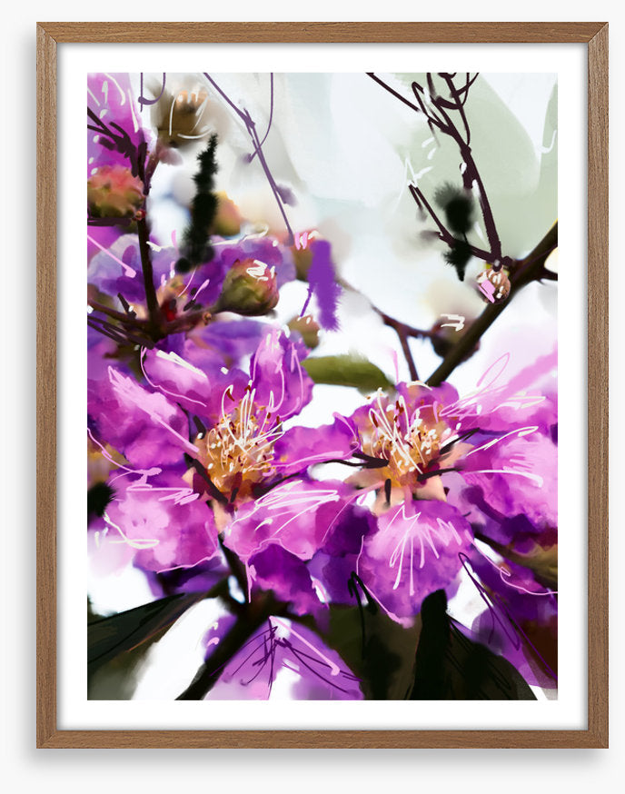 Purple petals