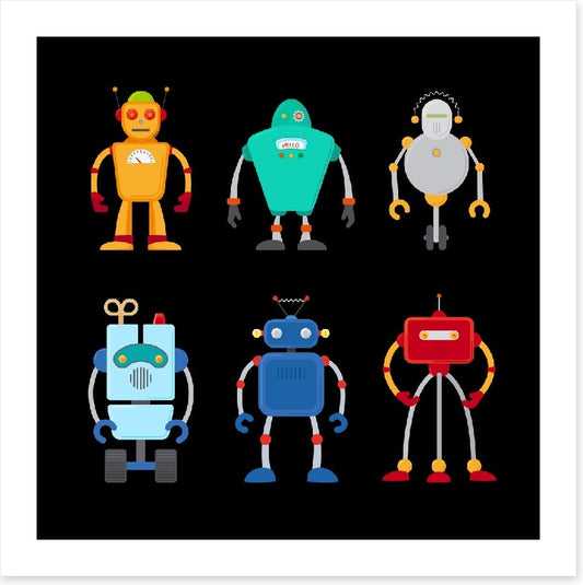 Retro robots 1