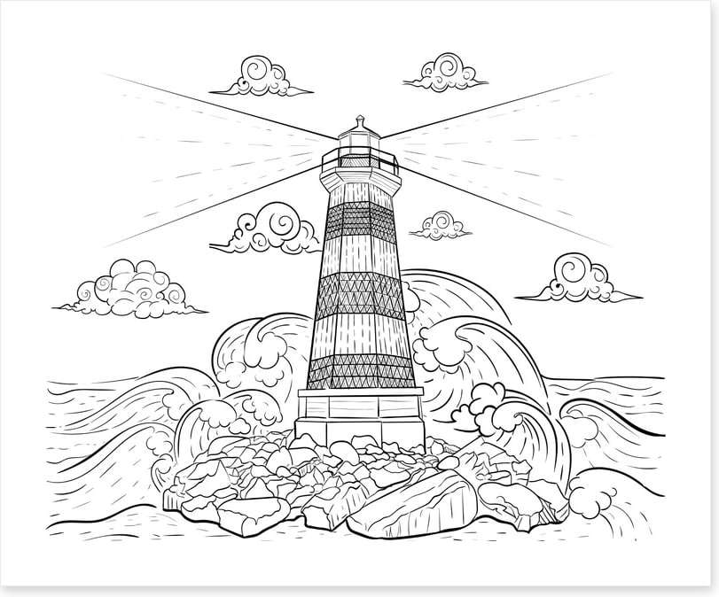 Colour me lighthouse