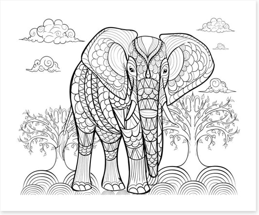 Colour me indian elephant