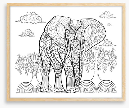 Colour me indian elephant