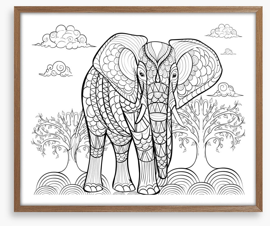 Colour me indian elephant