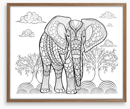 Colour me indian elephant