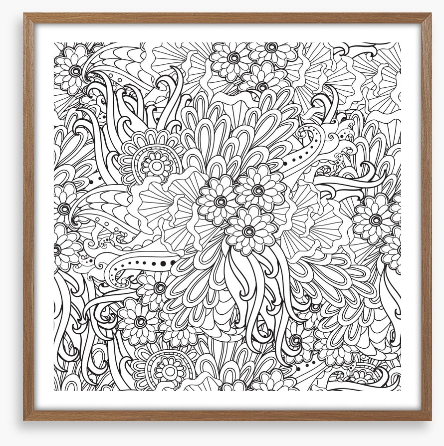 Colour me coral flower