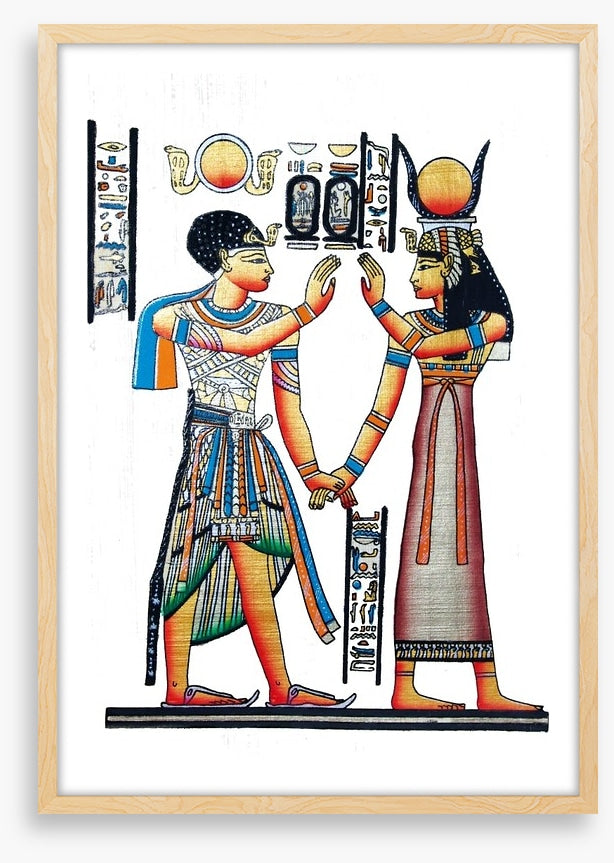 Hieroglyphic handshake