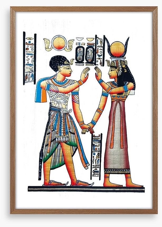 Hieroglyphic handshake