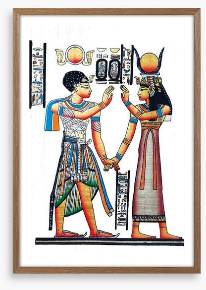 Hieroglyphic handshake