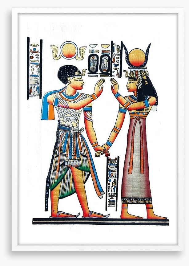 Hieroglyphic handshake