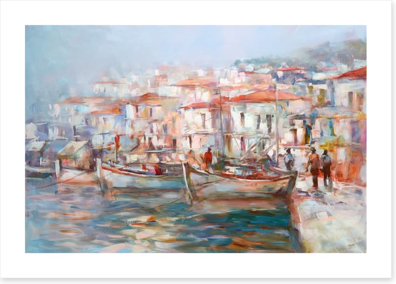 The island harbour