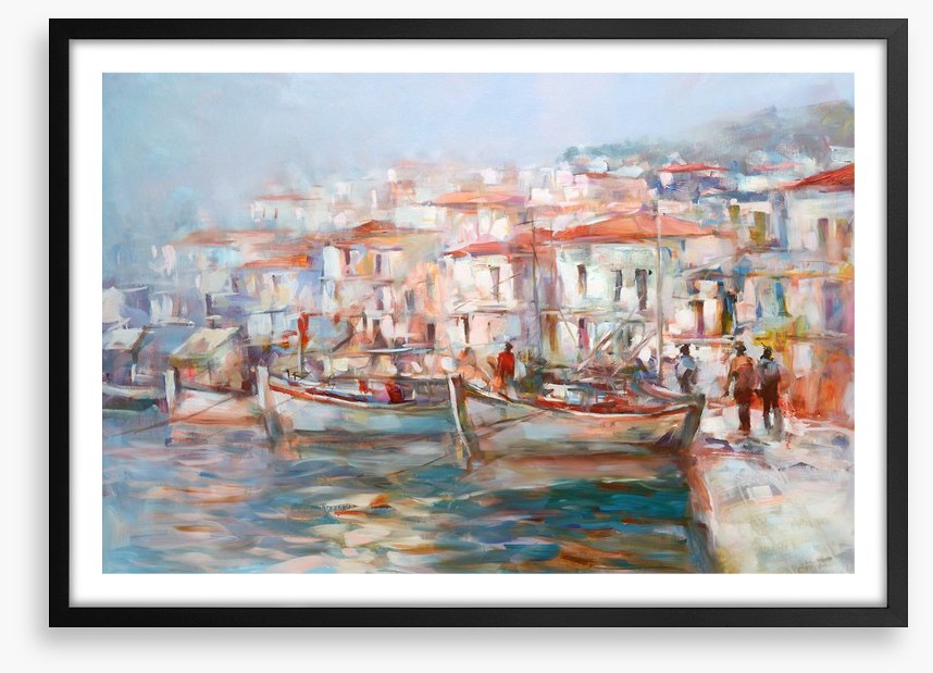 The island harbour