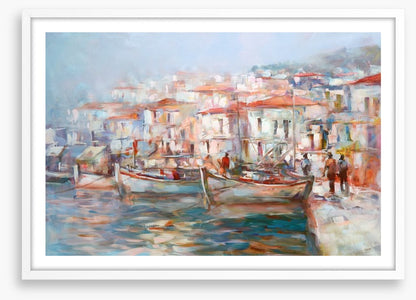 The island harbour