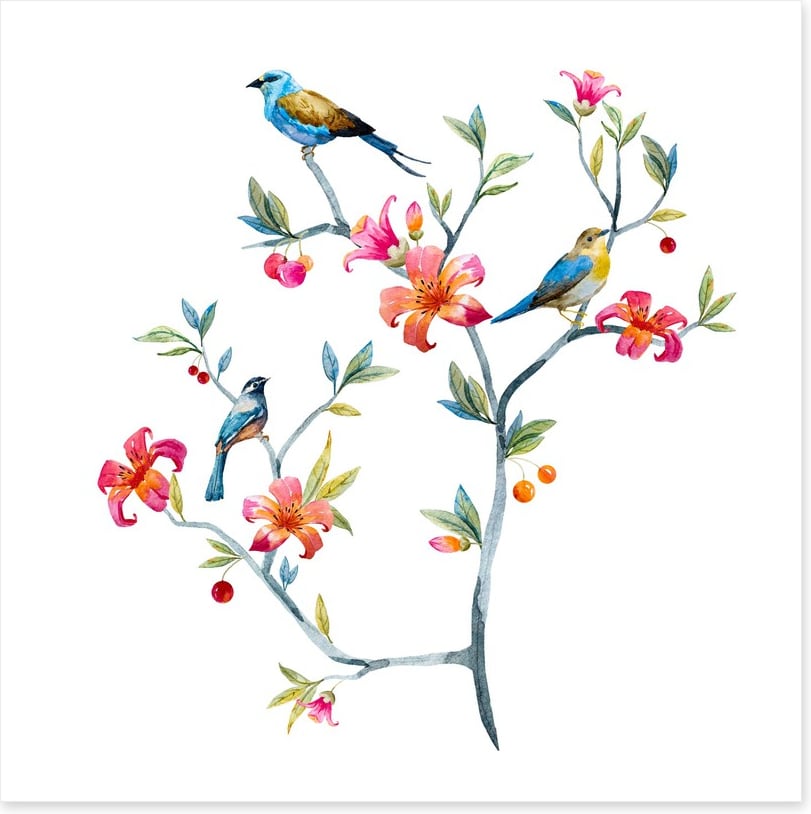 Birds on a branch