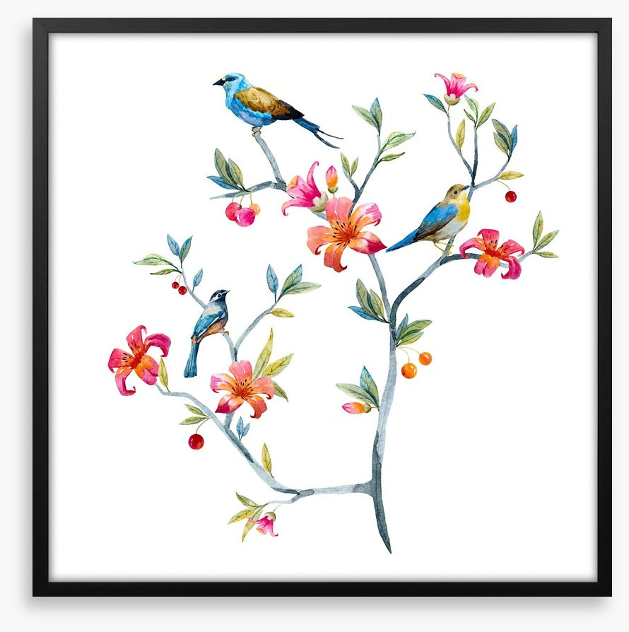 Birds on a branch