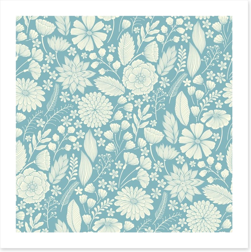 Summer sky blooms