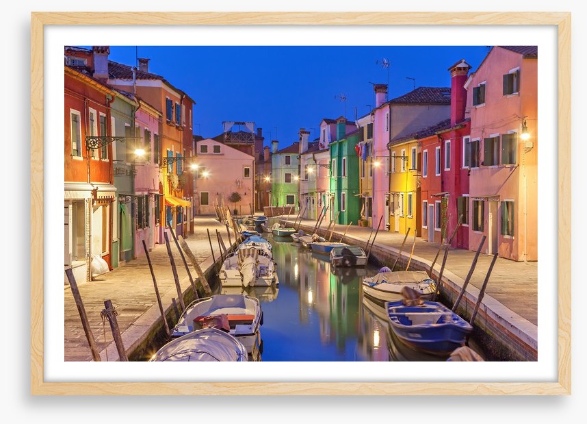 Burano island lights