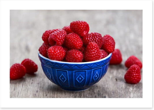 Blue bowl berries