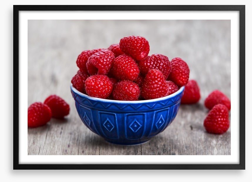 Blue bowl berries