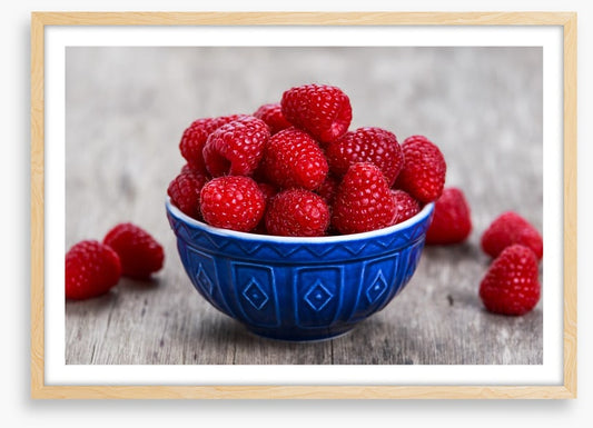 Blue bowl berries