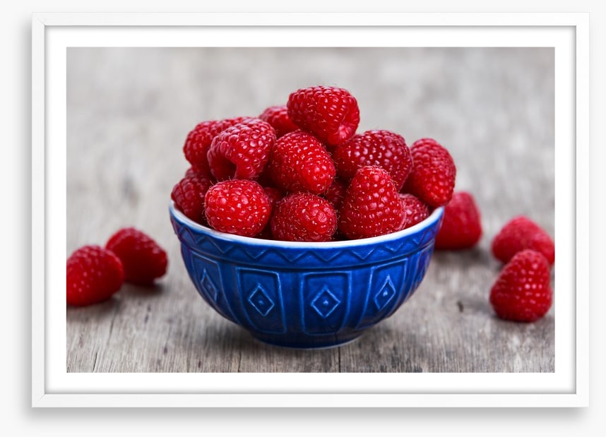 Blue bowl berries
