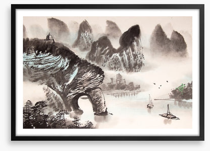 The misty lake arch