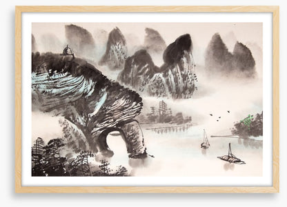 The misty lake arch