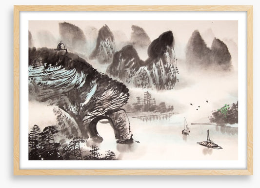 The misty lake arch