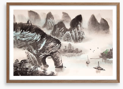 The misty lake arch