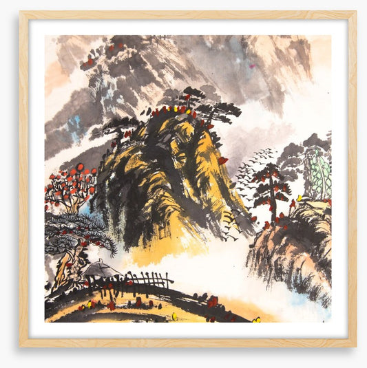 The sunlit mountain