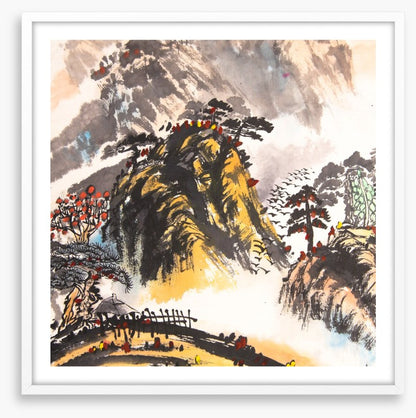 The sunlit mountain