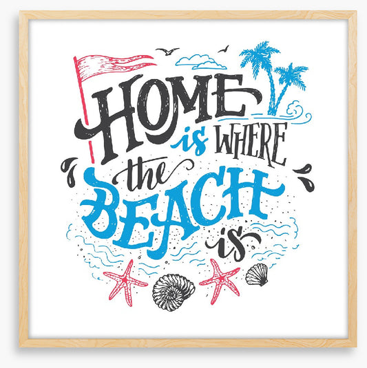 Where the beach is