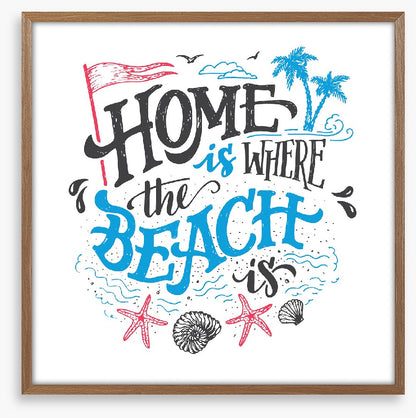 Where the beach is