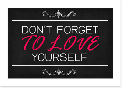 Love yourself
