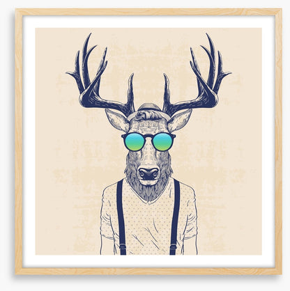 Hipster deer