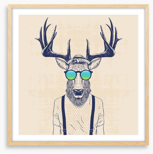 Hipster deer