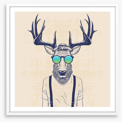 Hipster deer