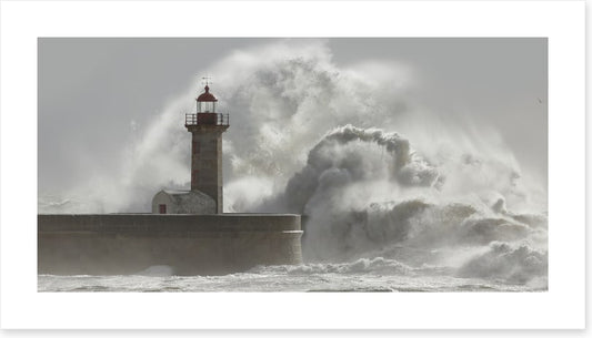 The angry sea