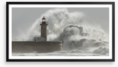 The angry sea