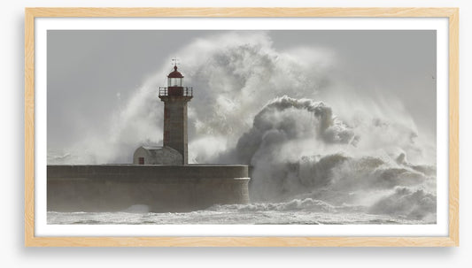 The angry sea