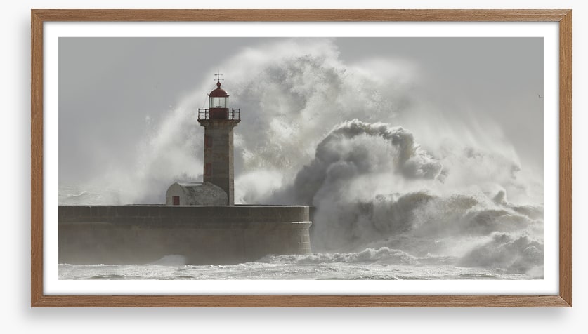 The angry sea