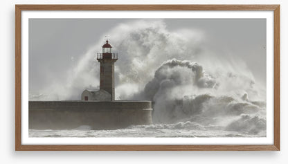 The angry sea