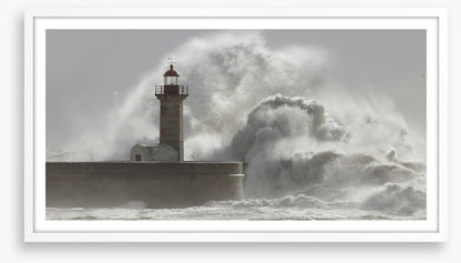 The angry sea