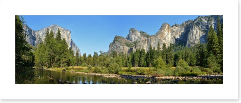 Yosemite valley panoramic