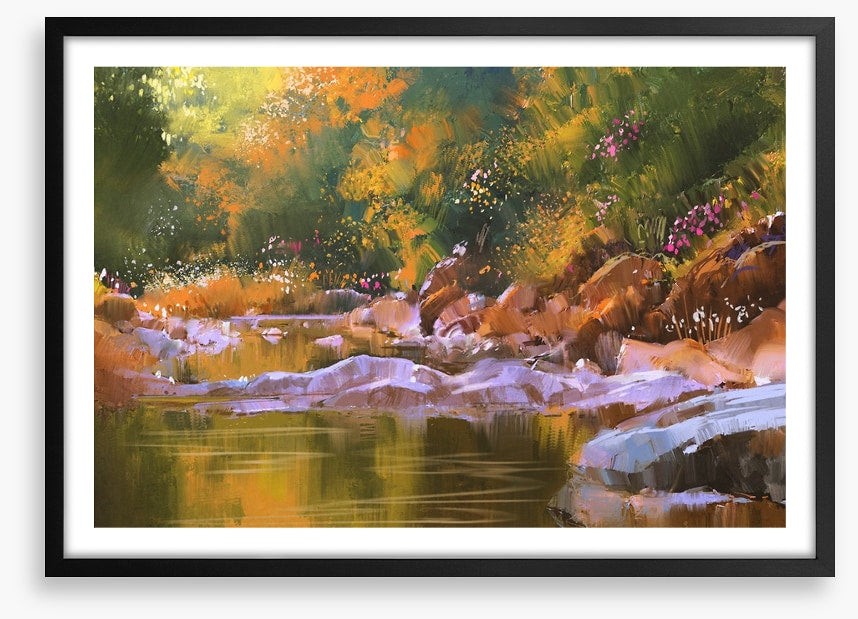 Golden river glow
