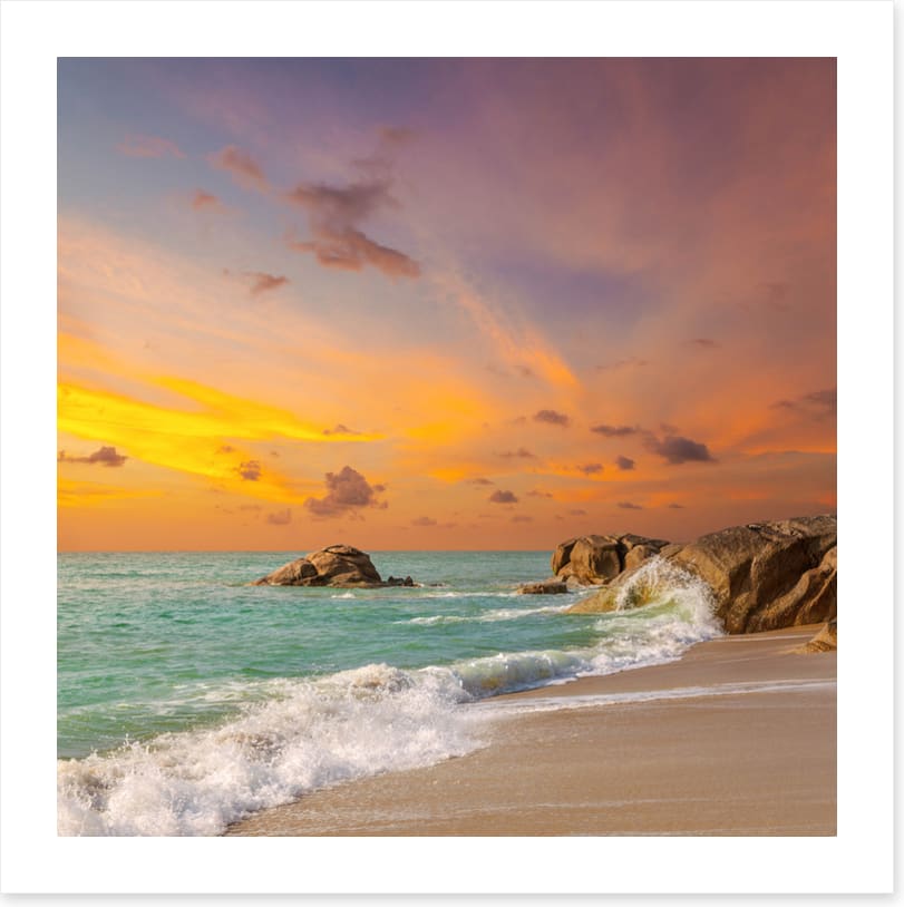 Lamai beach sunrise