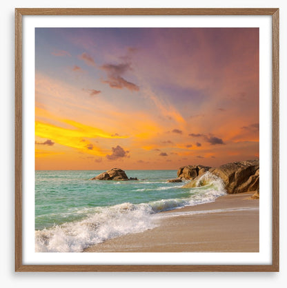Lamai beach sunrise