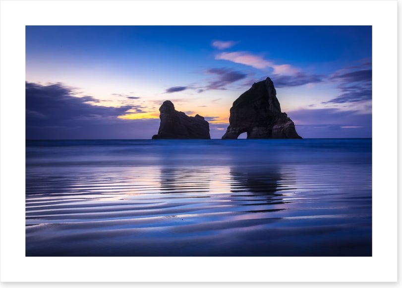 Wharariki Beach twilight
