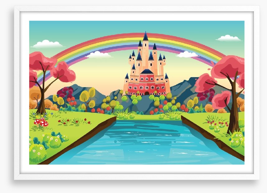 Rainbow river castle